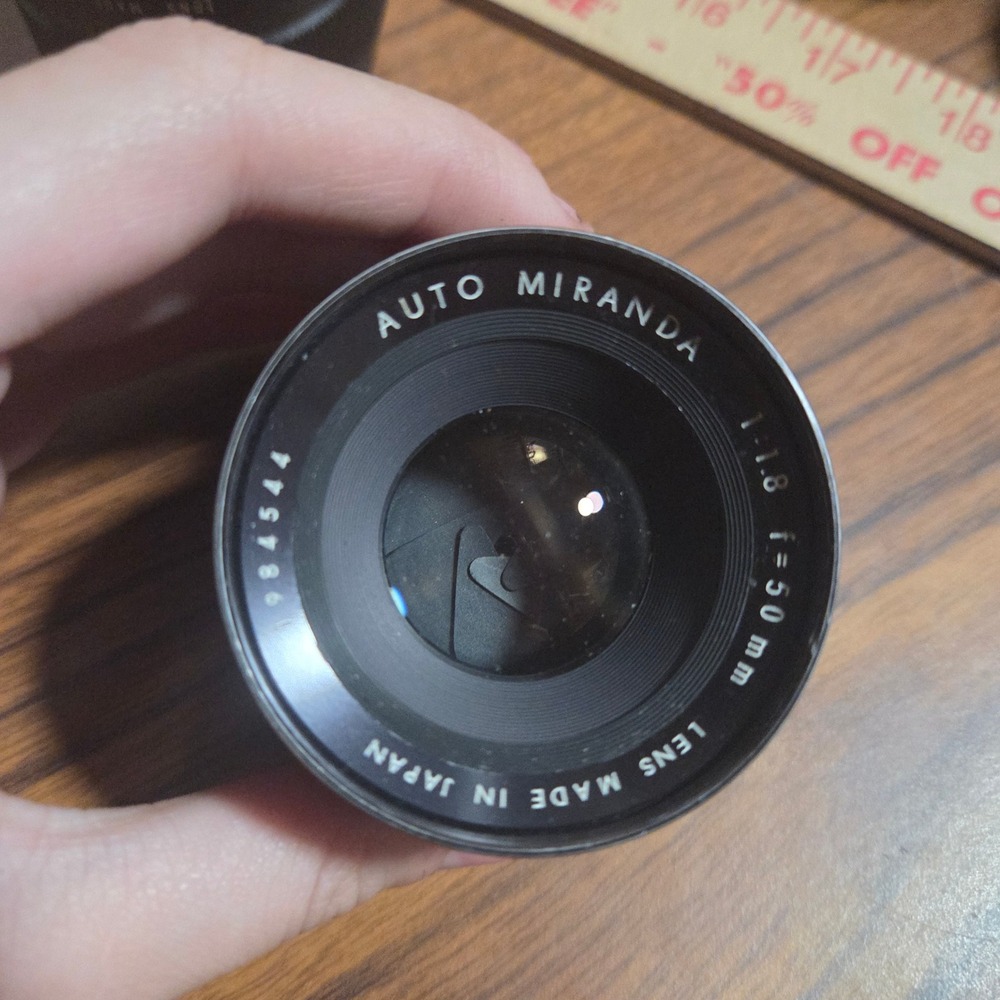 Auto Miranda 50mm f1.8 Lens Vintage Prime SLR Japan 1984544